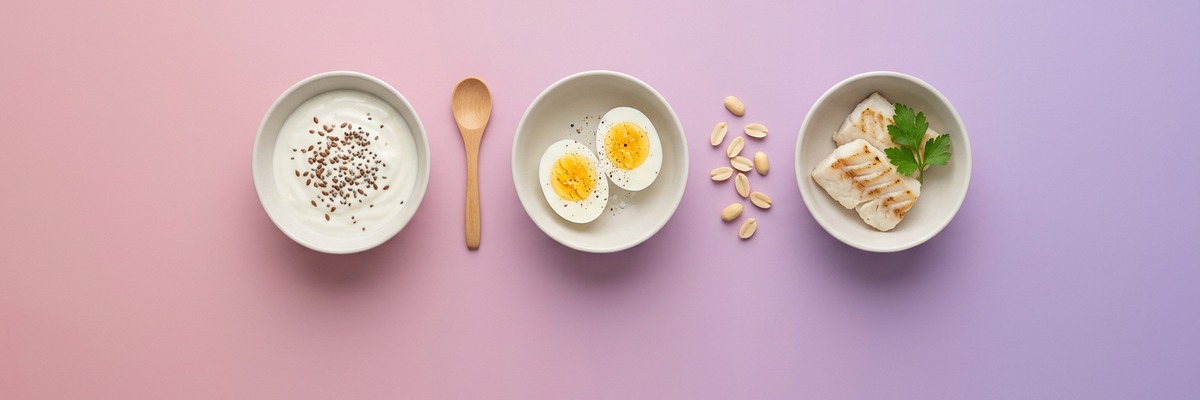 Repartir la proteína en tres comidas